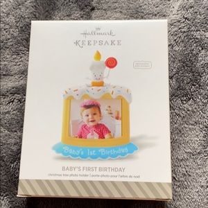 Hallmark baby’s first birthday photo holder